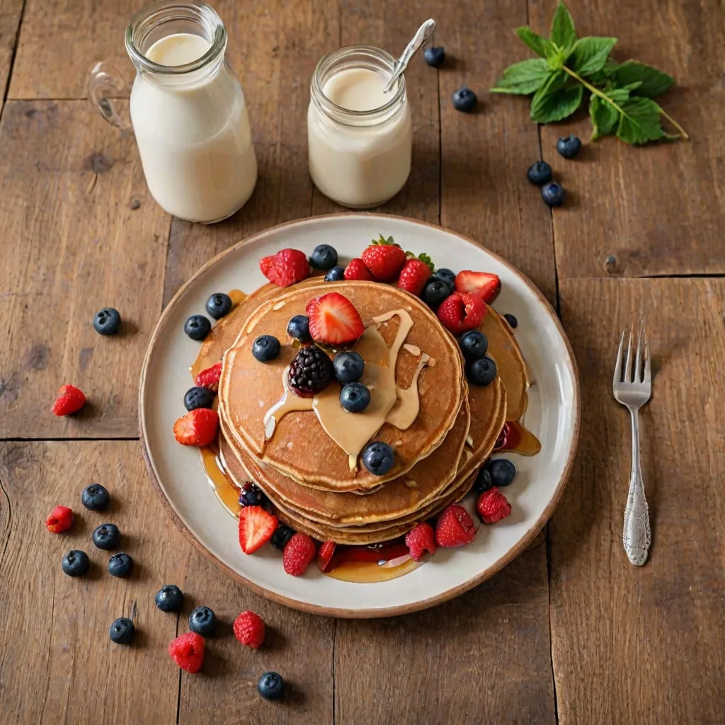 Wegańskie pancakes – prosty przepis na zdrowe śniadanie