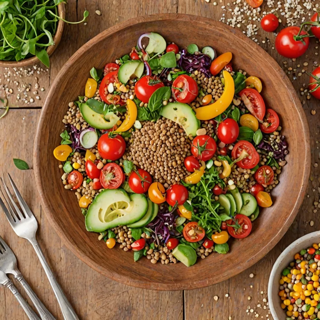 Jak przygotować sałatkę z kaszą jaglaną i świeżymi warzywami