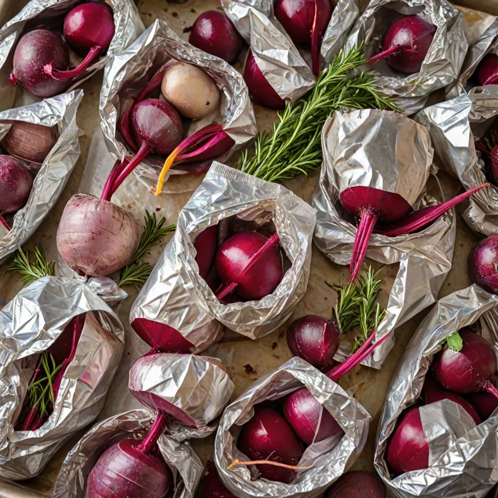 Jak upiec buraki w piekarniku owinięte w folię